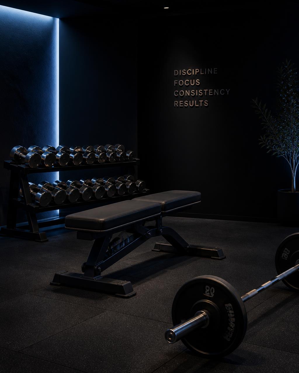 A premium single training station set up for one-on-one personal training in a luxury private gym